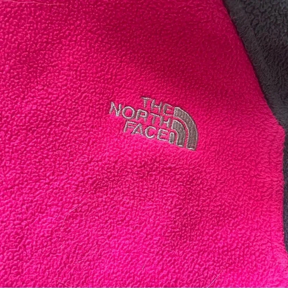 {The Northface} Pink and Gray zip up fleece jacket - Picture 5 of 9